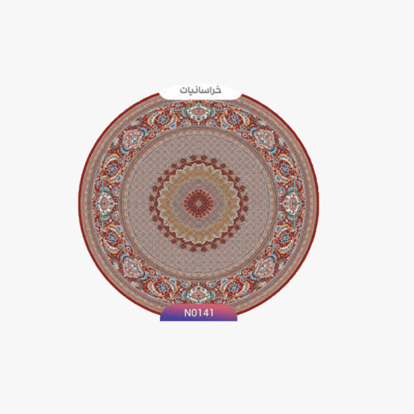 فرش گرد طرح خراسانیات